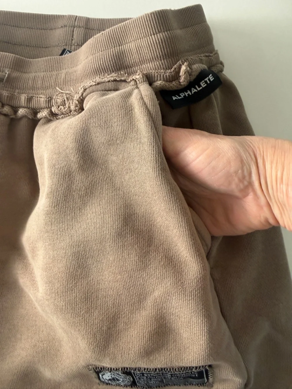 Alphalete Joggers Sweatpants Women's Medium Brown Very Terry French Terry Cotton - Picture 6 of 14